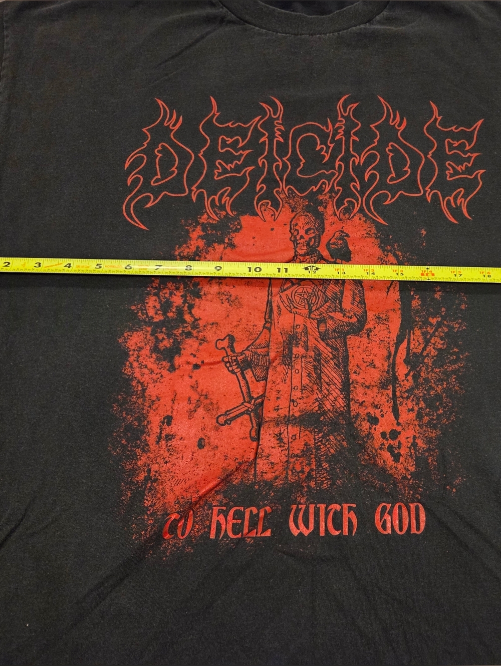 DEICIDE - TO HELL WITH GOD - VINTAGE SHIRT - MENS SIZE 2XL - Picture 3 of 8